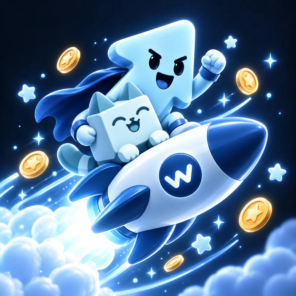 Arrow and Launch Cat — riding a rocket together